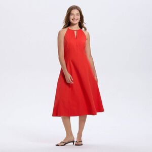 A New Day - Women's Sleeveless Midi A-Line Dress - A New Day G Red